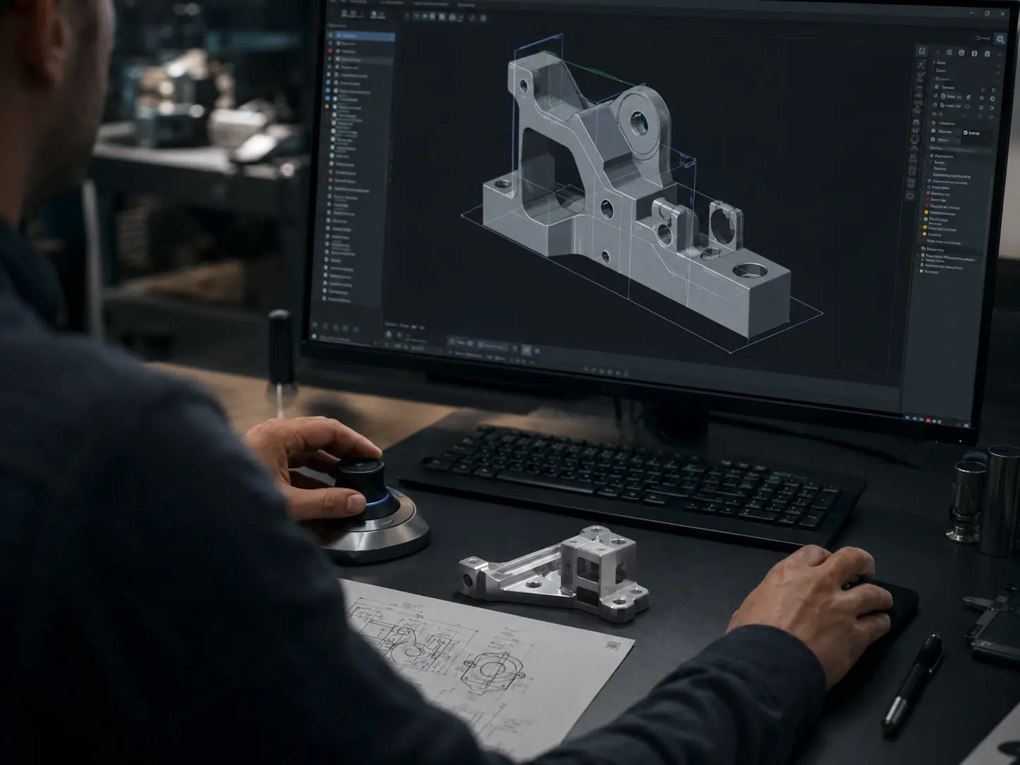Построение точной CAD-геометрии инженером